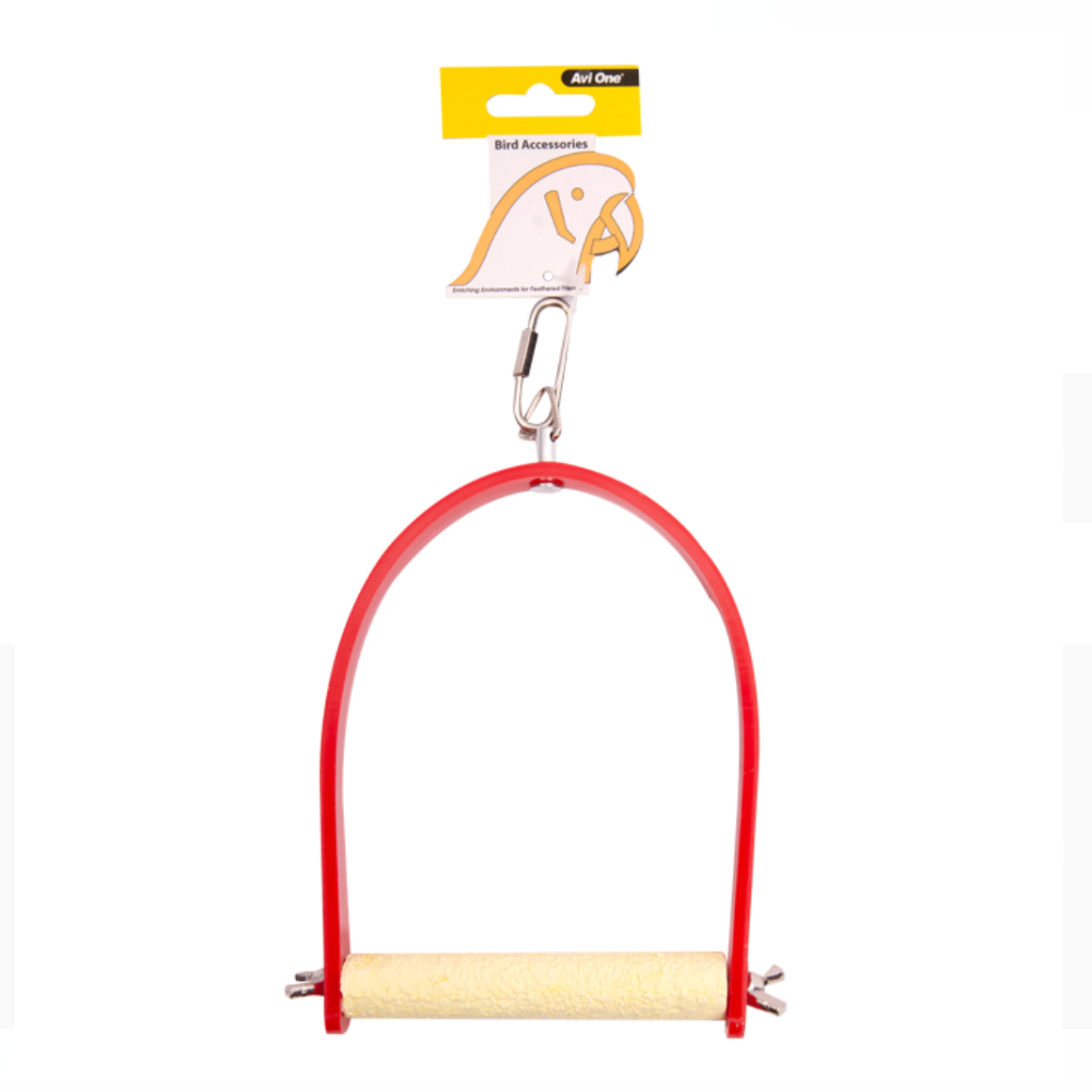 Avi One Parrot Swing W/ Concrete Perch