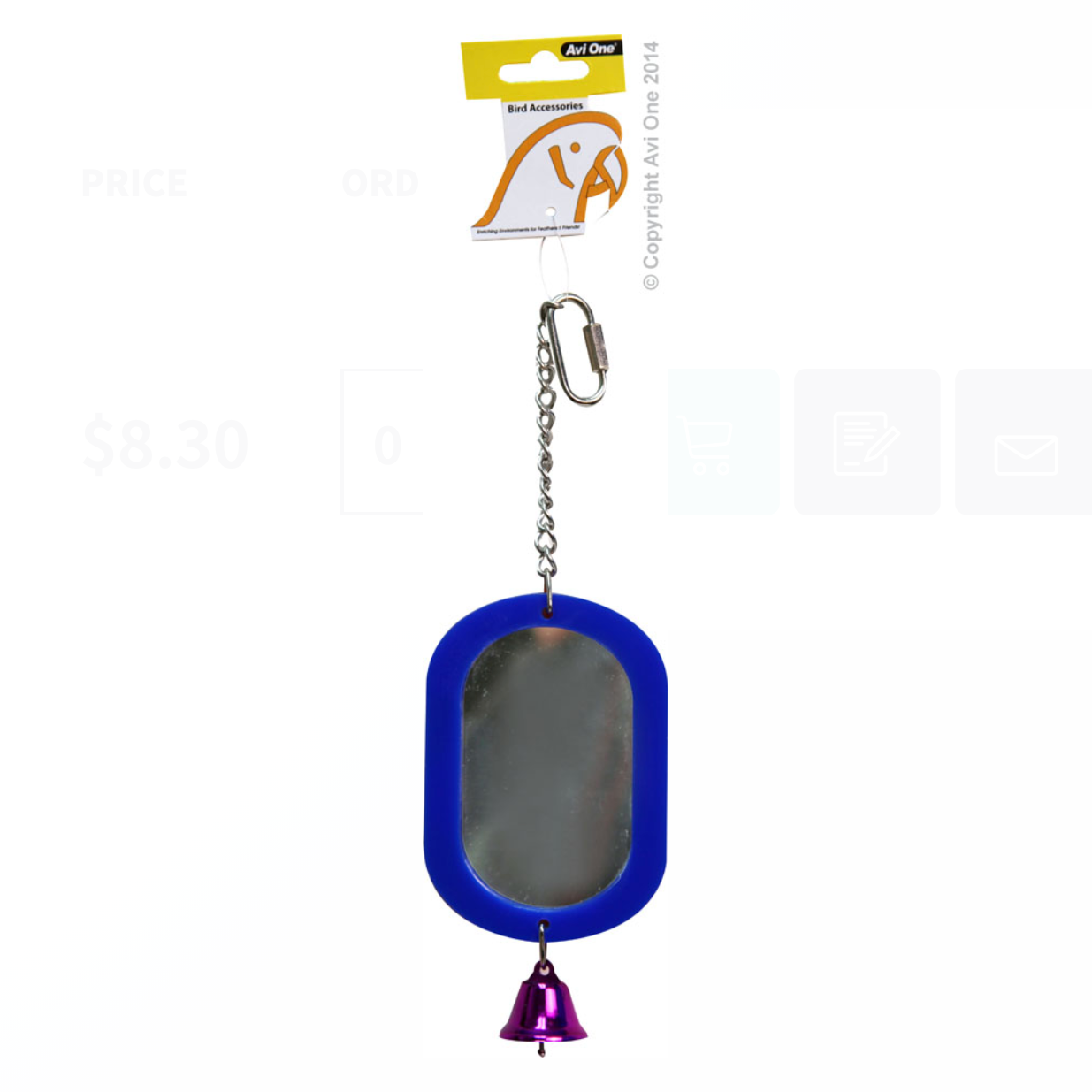 Acrylic Oval Mirror