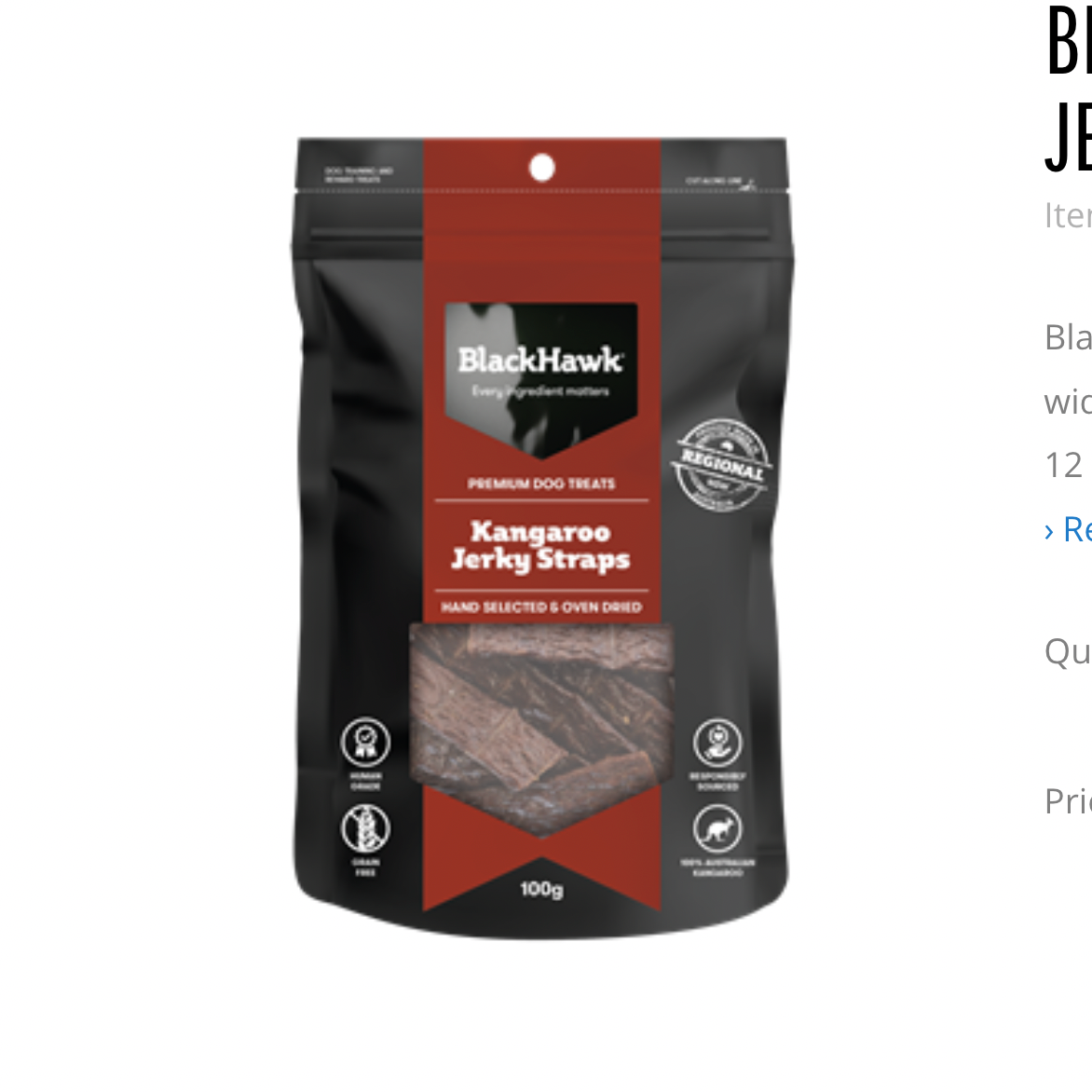 Black Hawk Premium Dog Treats