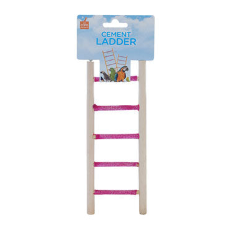 Avian Care Bird Wooden Ladder Cement/Grit