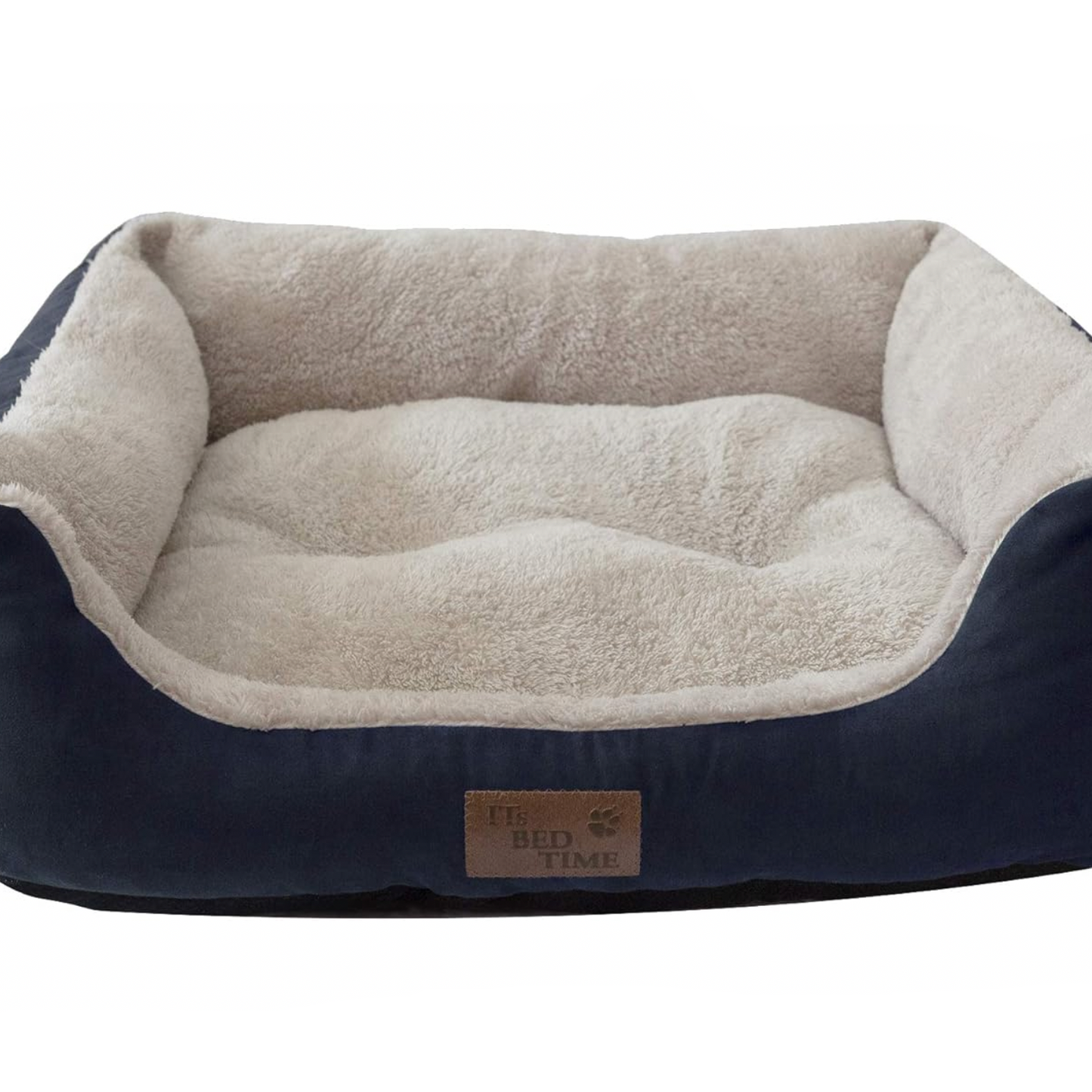 It's Bed Time Plush Dozer Rectangle Dog Bed