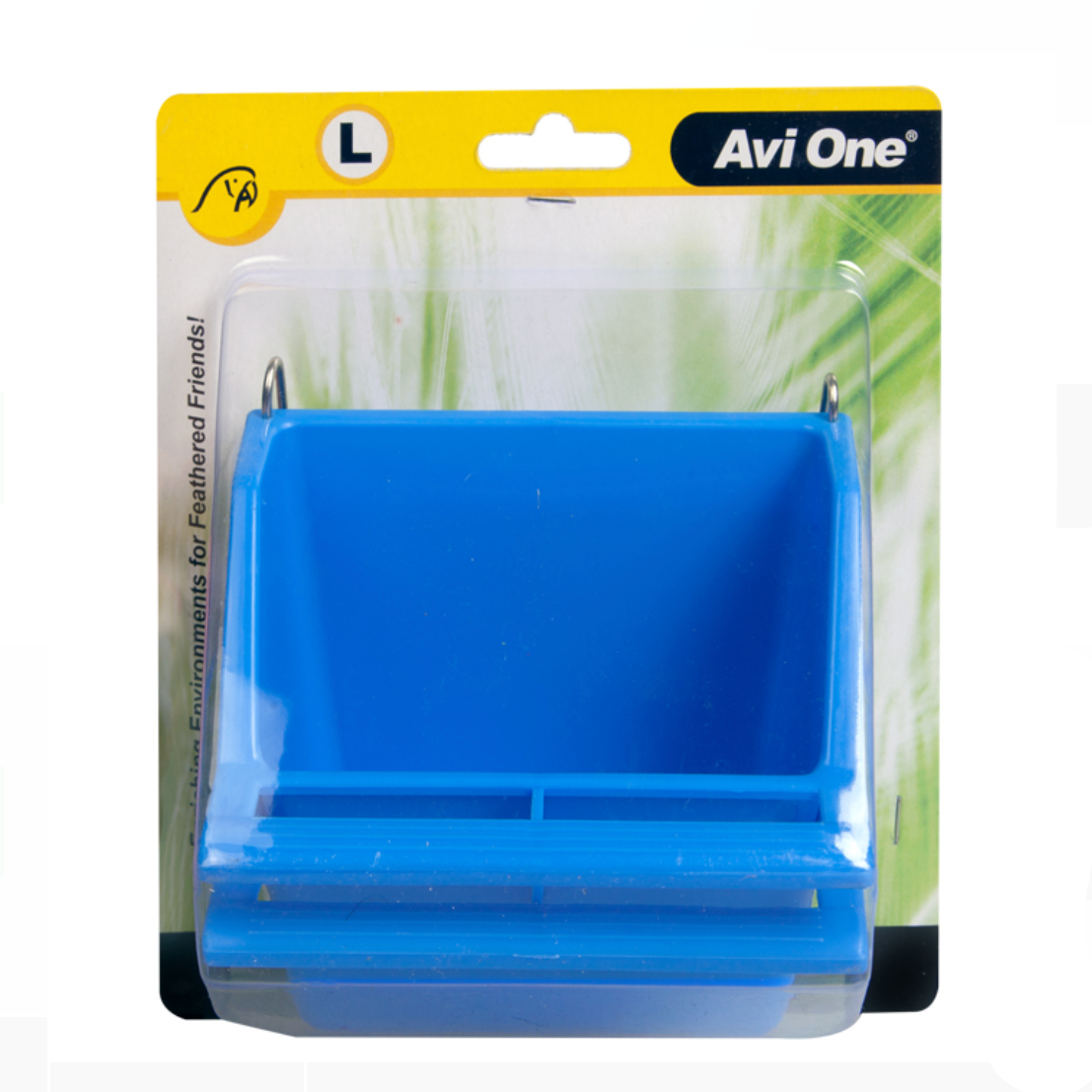 Avi One Bird Feeder - High Back With Perch Large (2pk)