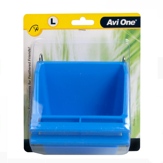 Avi One Bird Feeder - High Back With Perch Large (2pk)