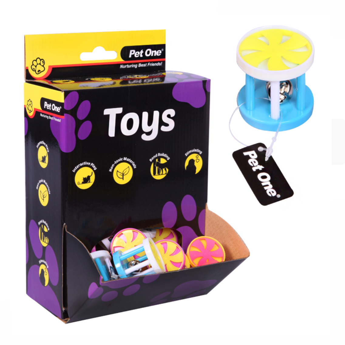 Pet One Toy Roller With Bell