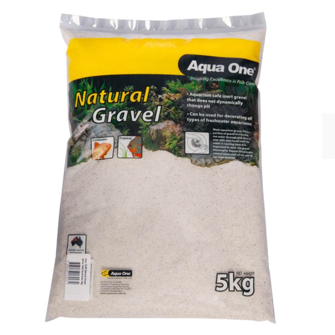 Natural Gravel White Sand Australian - 5kg