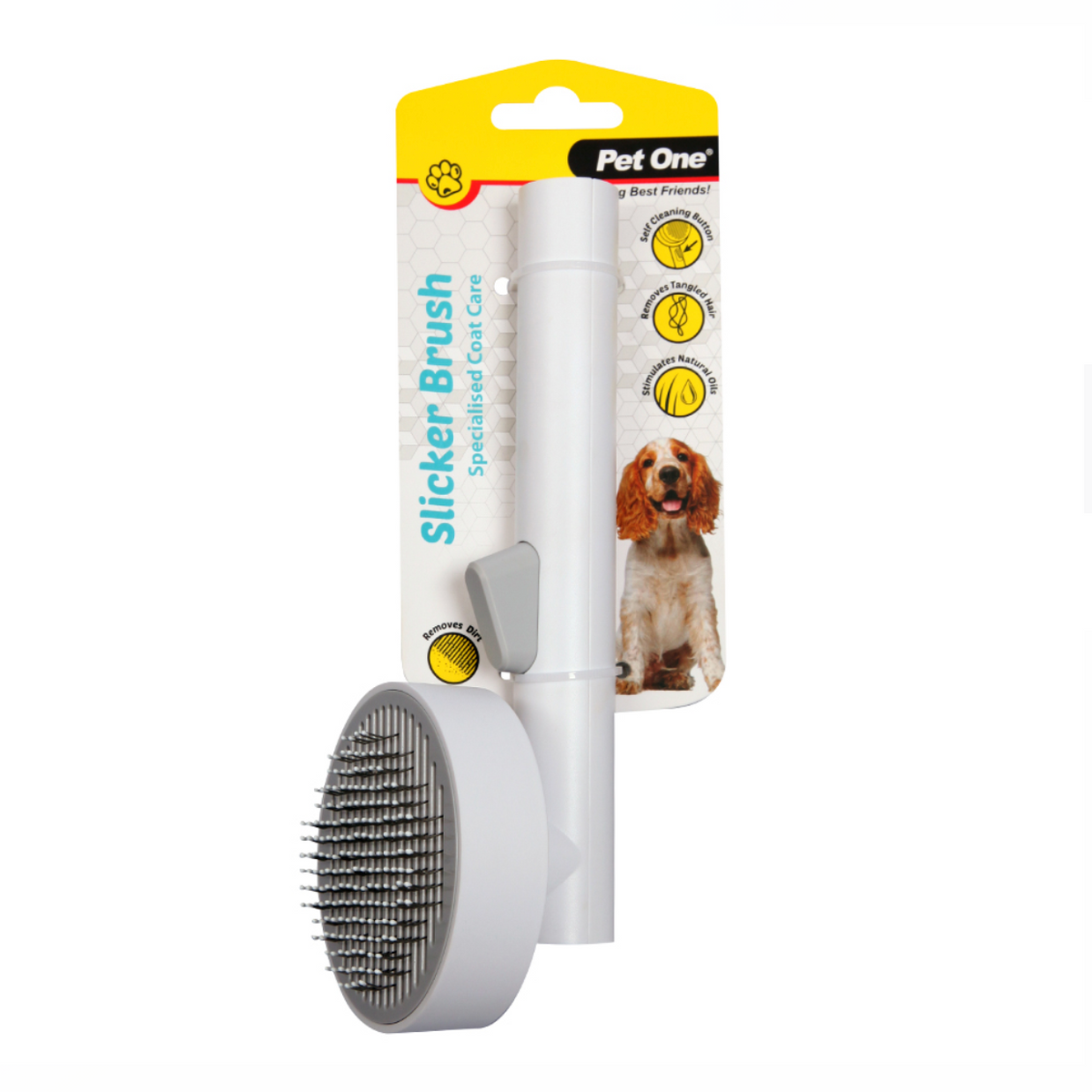Grooming Self Cleaning Slicker Brush