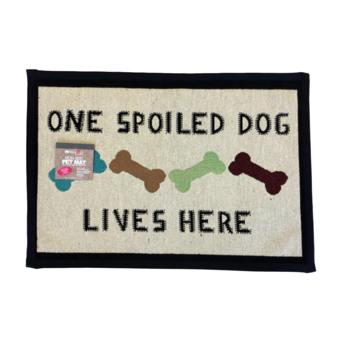 Tapestry Placemat "One Spoiled Dog Lives Here"