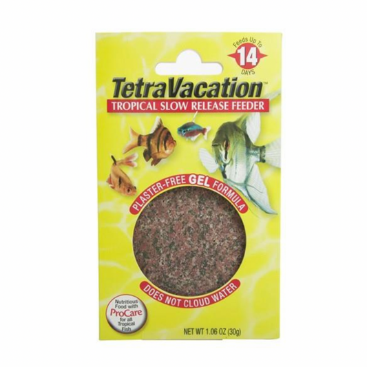 TetraVacation 14-Day Tropical Fish Feeder – Slow-release gel block for continuous feeding