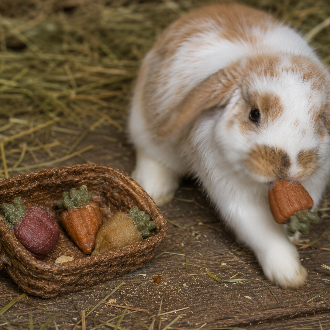 Pet One Small An Treat Vegetable Basket 4pcs
